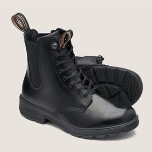Blundstone LACE UP BOOTS - BORDEAUX Black BRUSH Uk 3.5 US 6.5